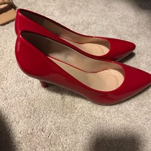 Red pump heels brand new